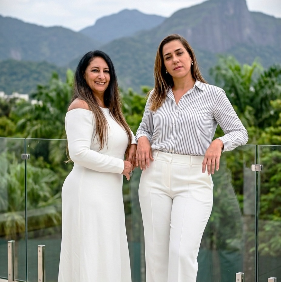 As arquitetas sócias da Pruma, no Rio de Janeiro